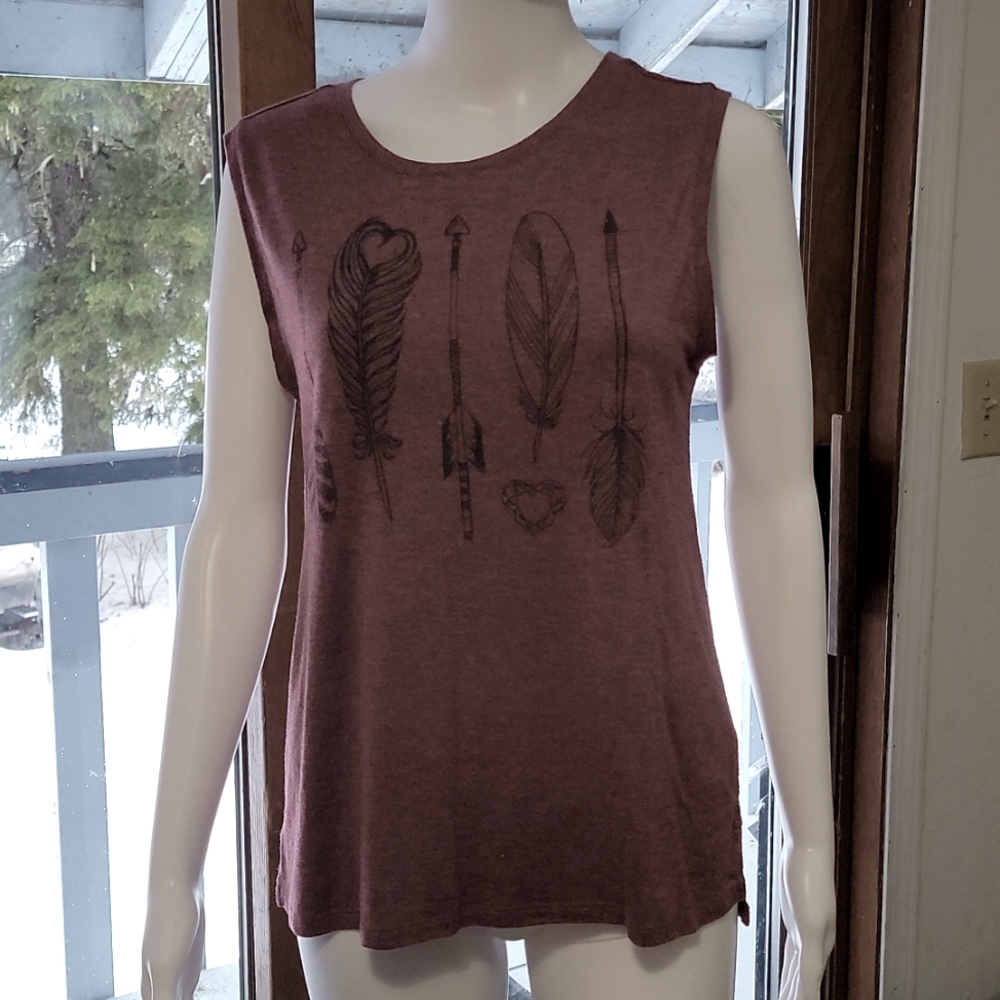 Gold Rush Purple Sleeveless top